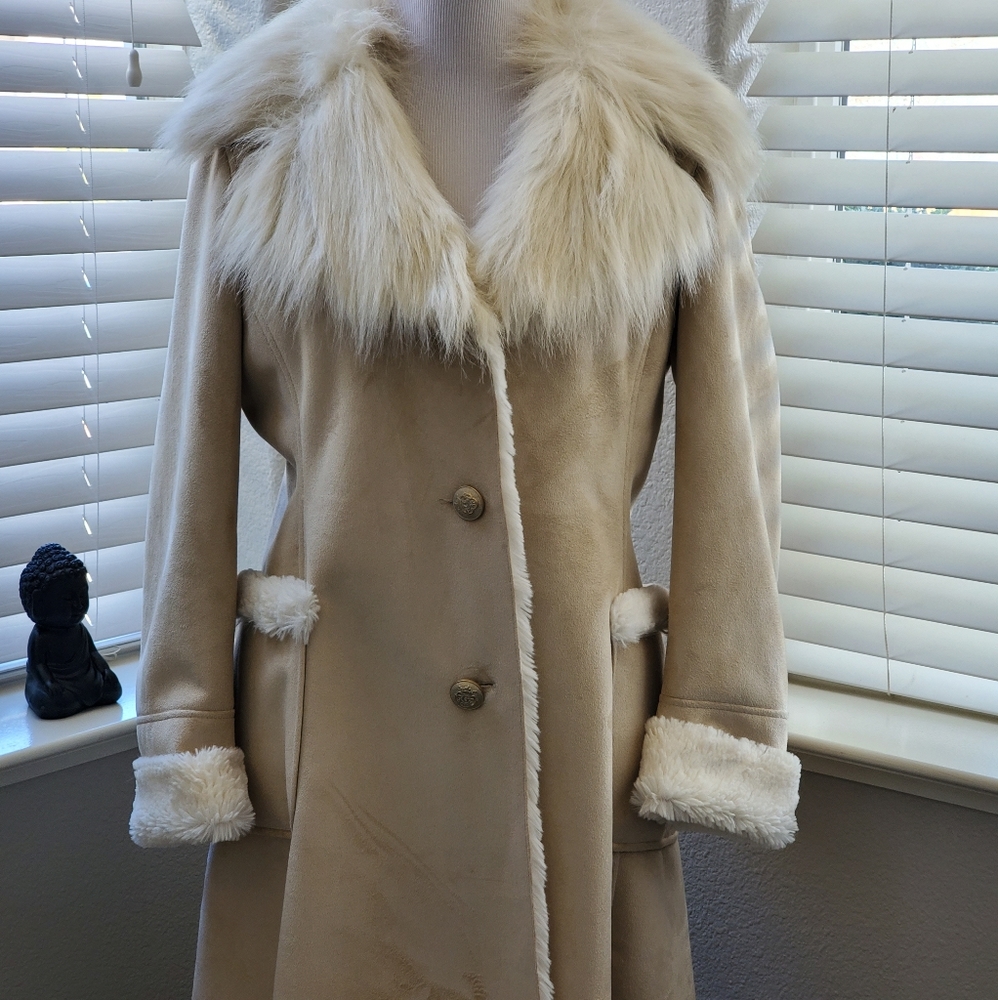 Guess Layne Faux-Suede Coat